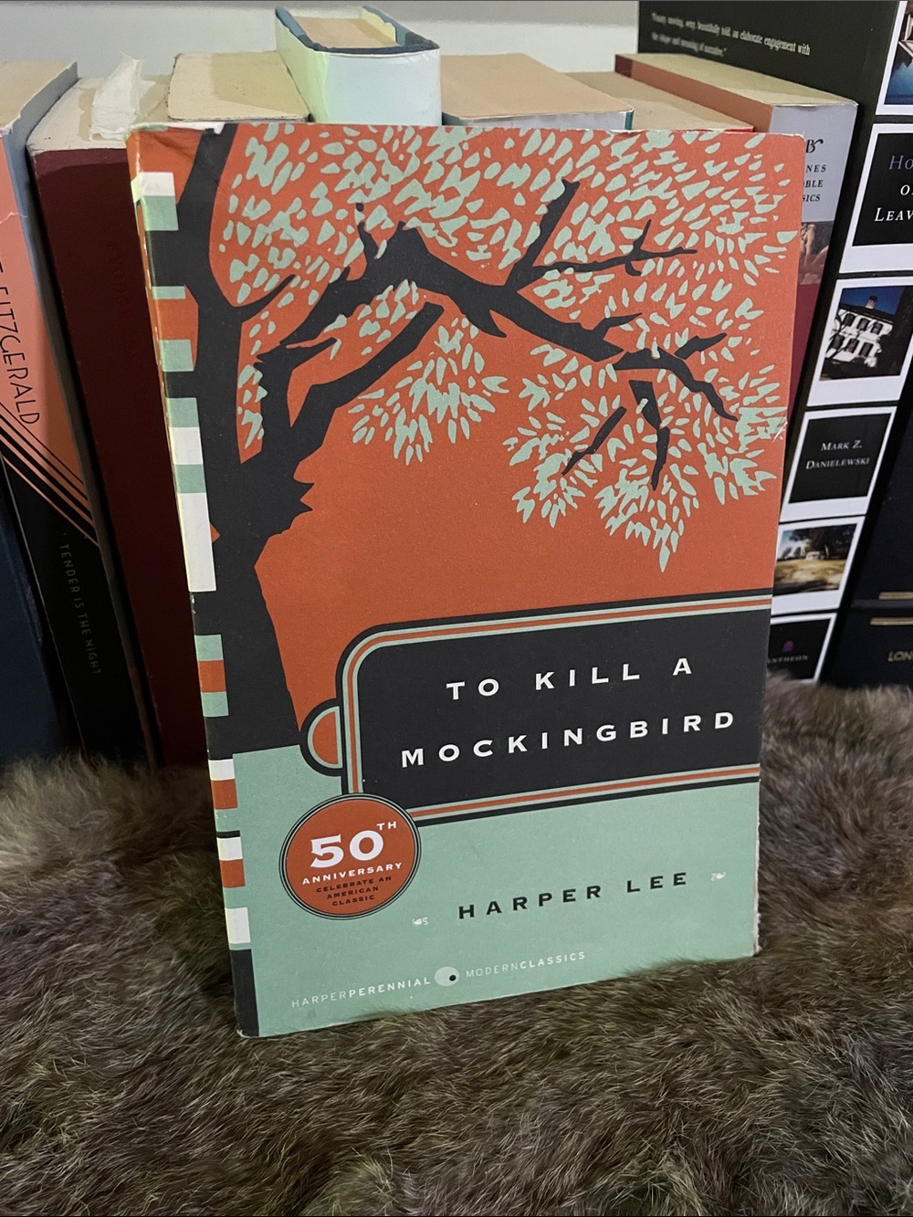 To Kill a Mockingbird by Harper Lee - Mint & Rust Cover